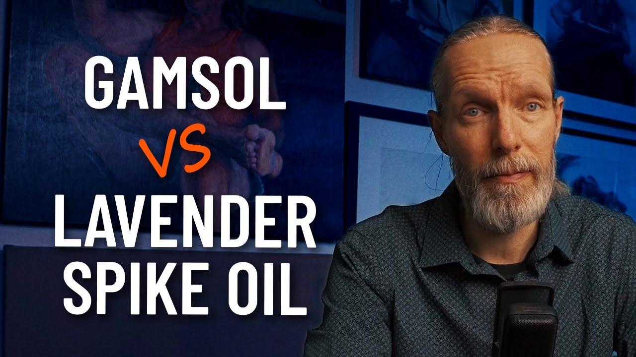 Lavender Spike vs Gamsol // Solvent Free Oil Painting