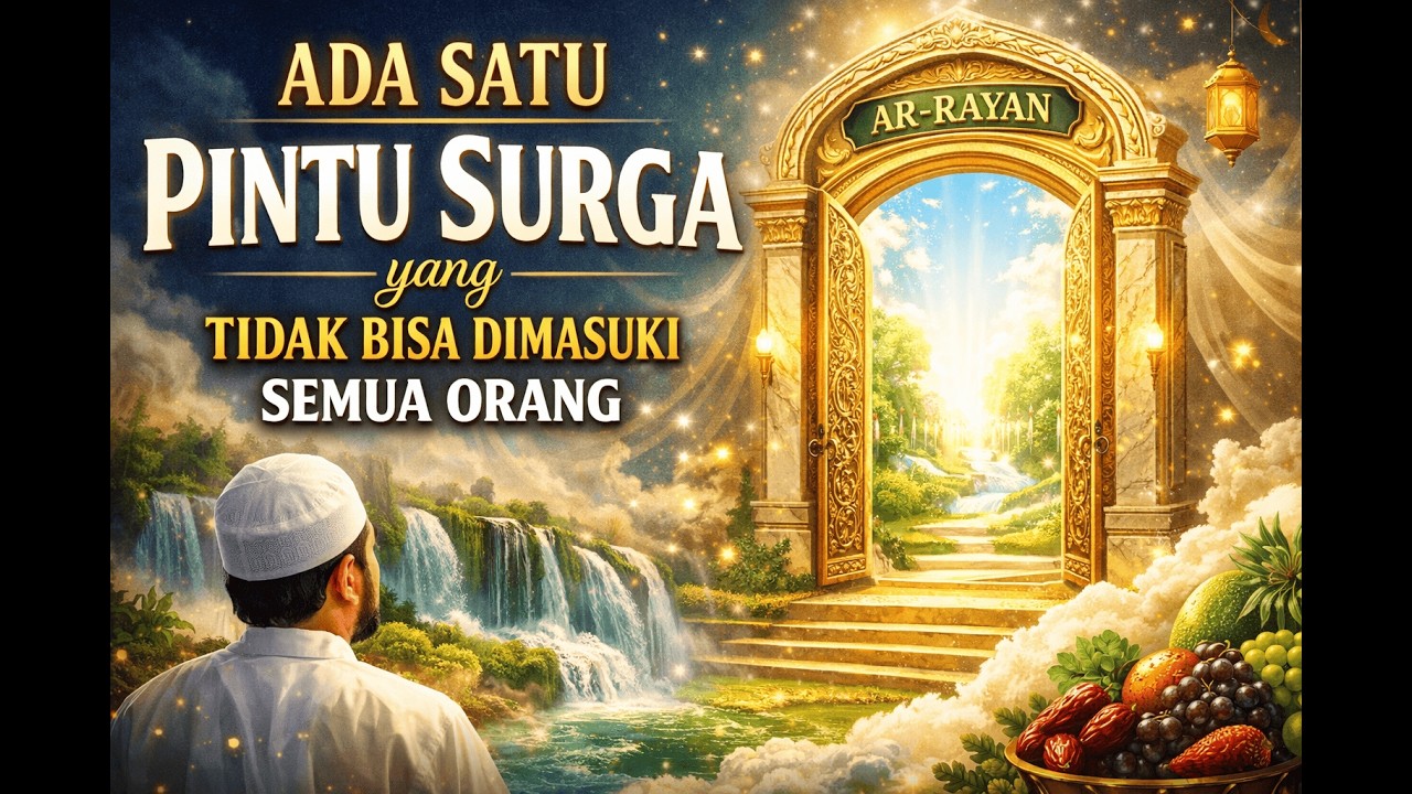 Orang yang Rajin Puasa Akan Dipanggil Lewat Pintu Ini di Surga