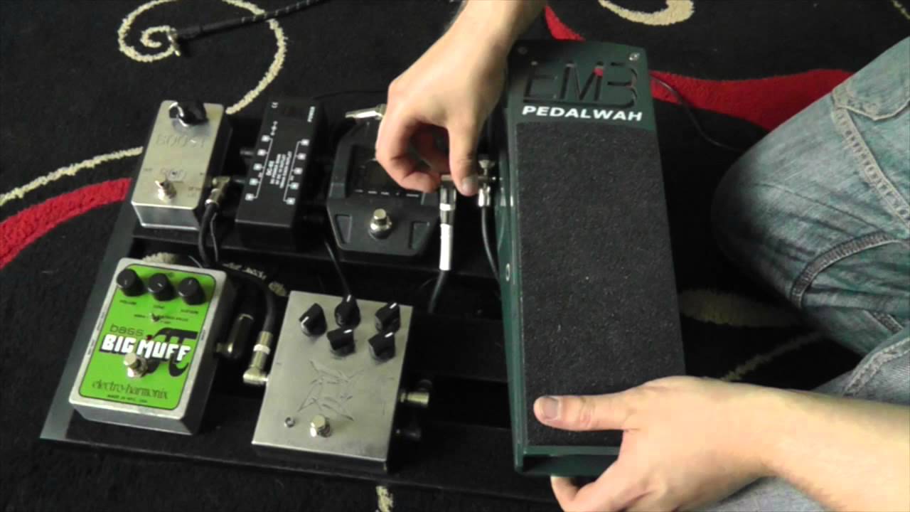 EMB Pedal Wah Demo with Metallica Reloaded