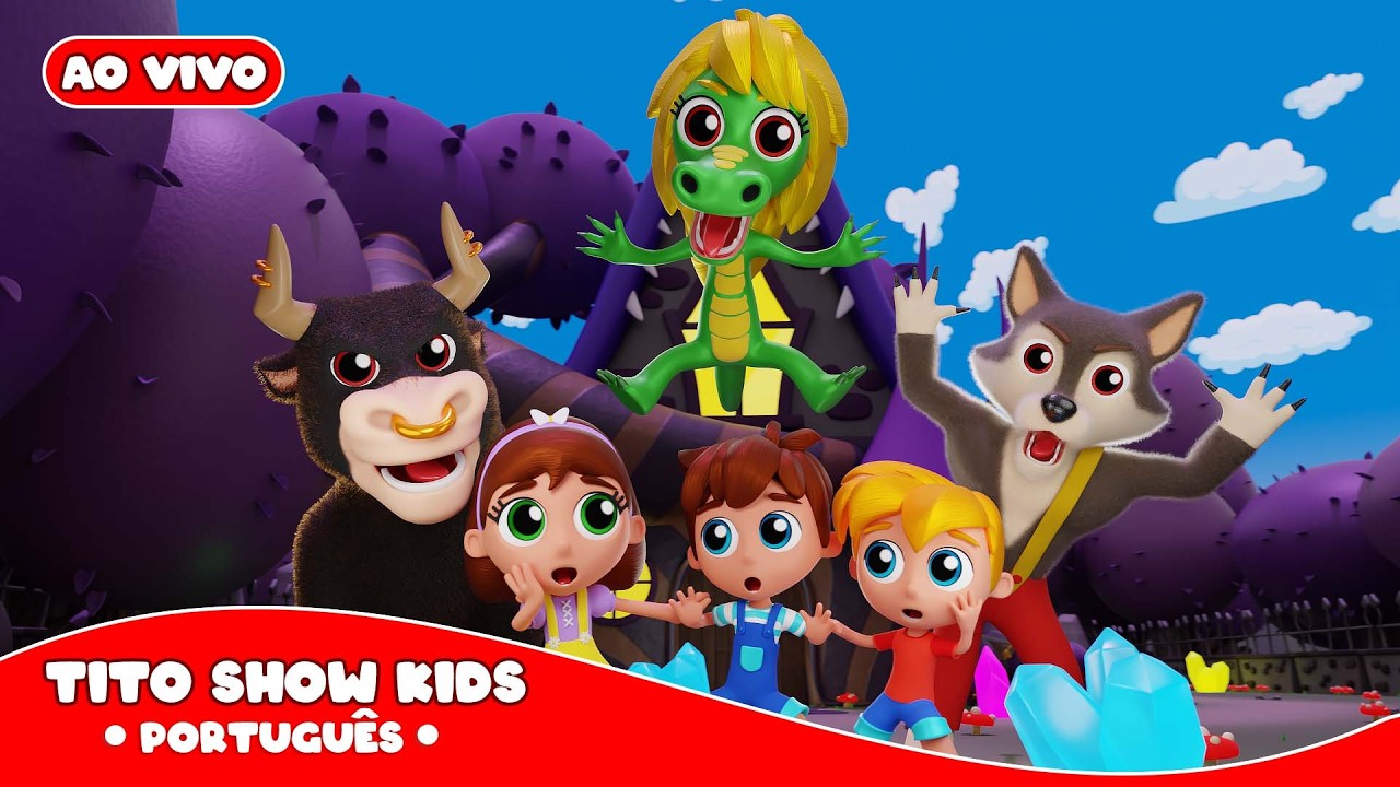 Ao Vivo Boi da Cara Preta, Cuca e Tito Show Kids | Português