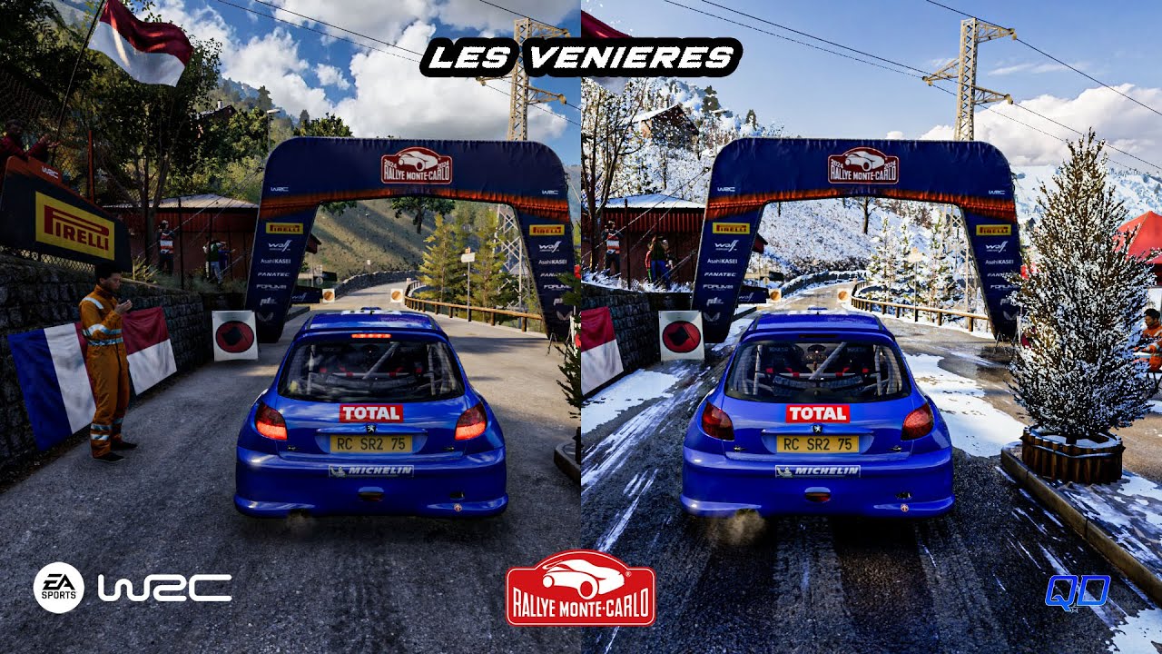 EA WRC / Peugeot 206 S1600 / Season Comparaison