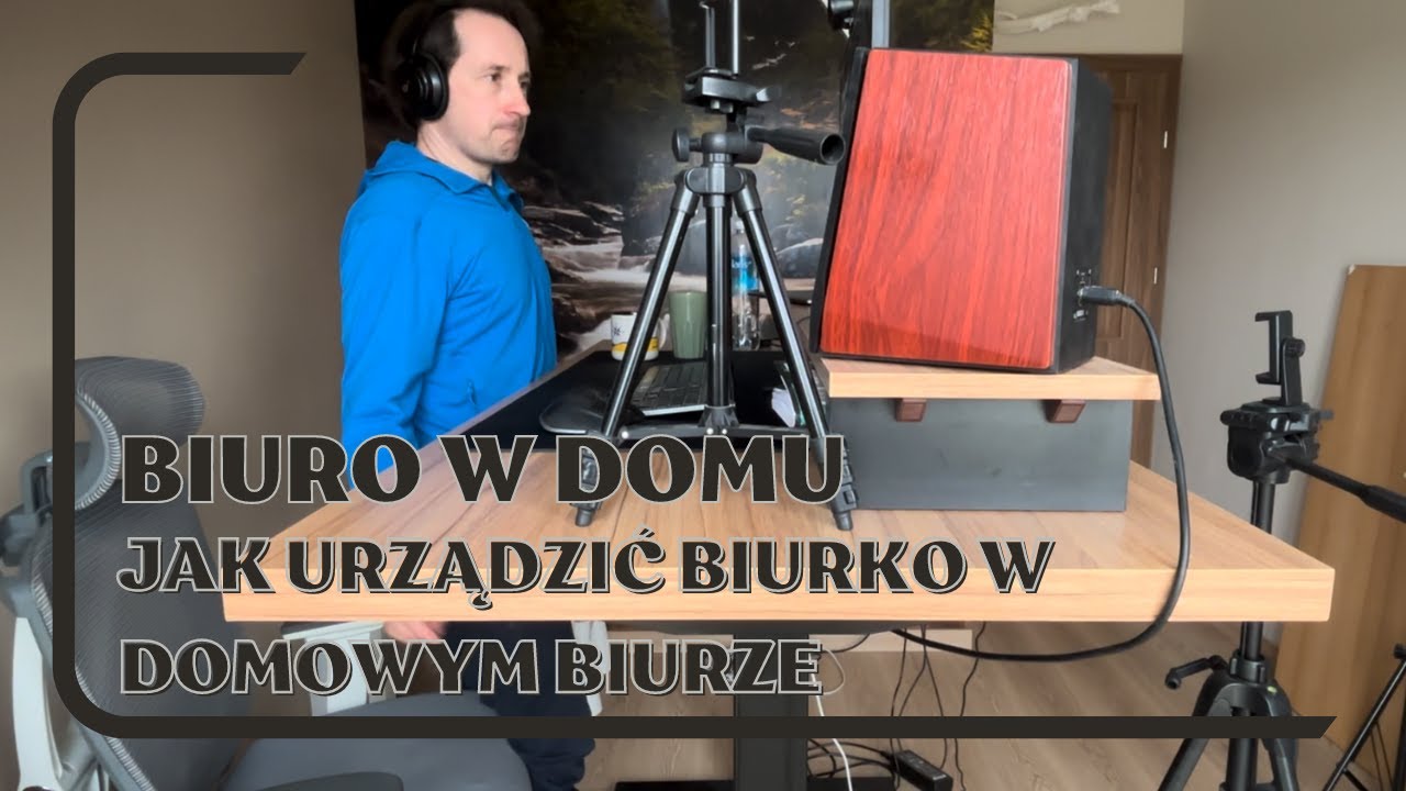 Biuro w Domu - Biurko Na Wymiar - Jak urządzić biurko w domowym biurze - Desk SetUp home office