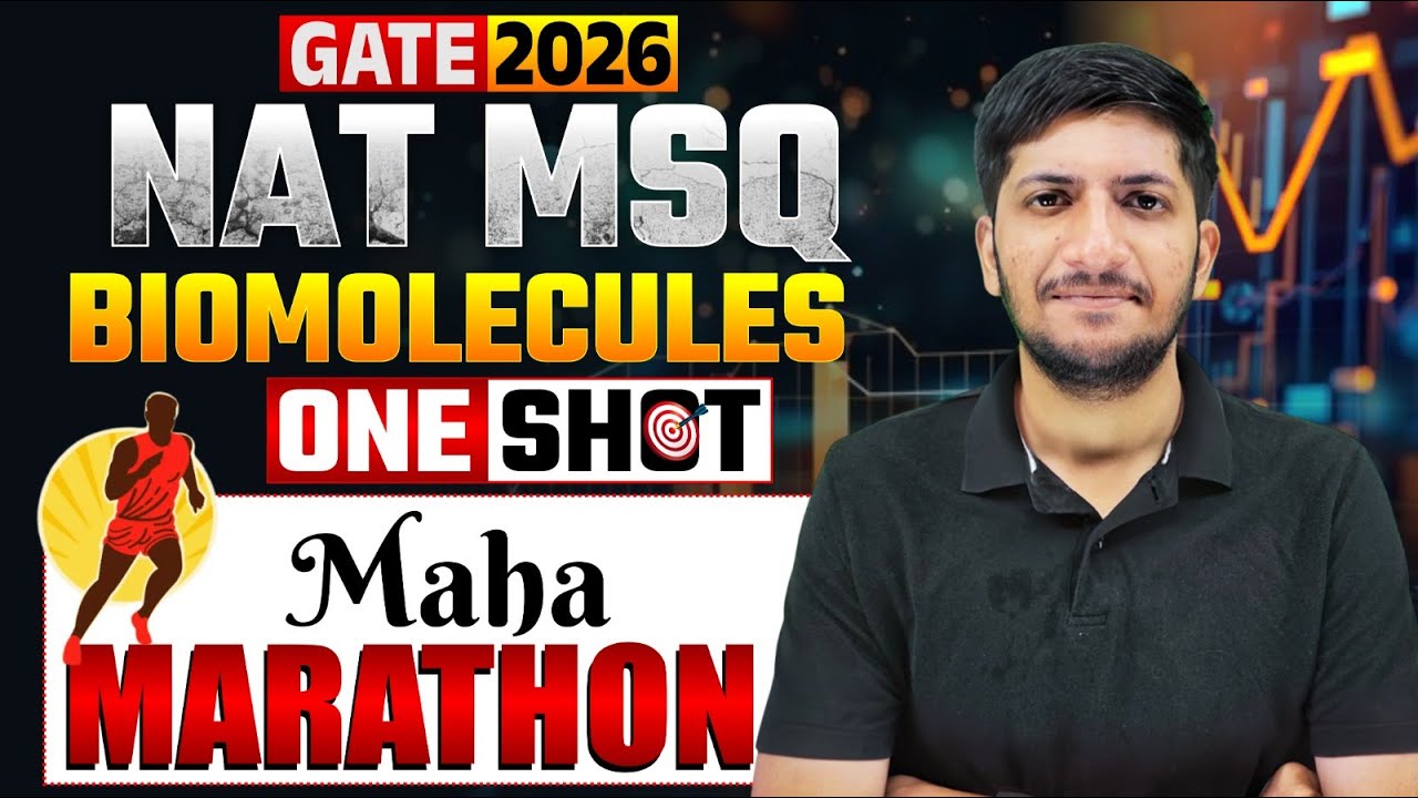Biomolecules ONE SHOT - NAT & MSQ Special | IIT GATE26 IIT JAM26