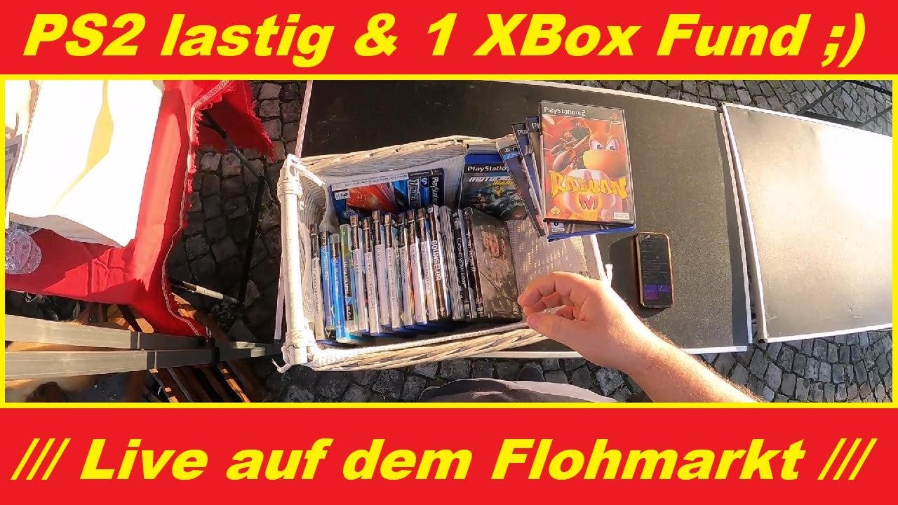Live auf dem Flohmarkt #14 PS2 lastig & ein besonderer XBox Fund