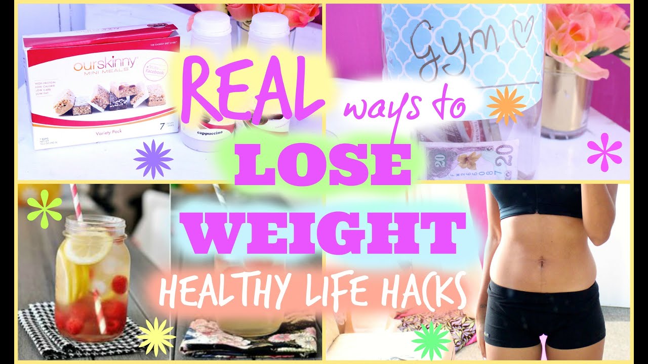 REAL ways to LOSE WEIGHT | Healthy Life Hacks