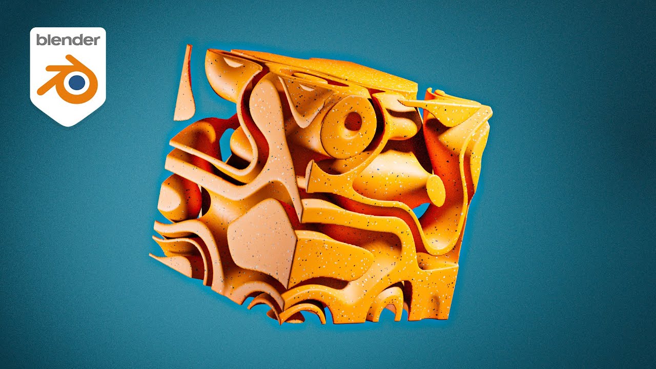 The New Way to Make Abstract models in Geometry Nodes (Blender Tutorial)