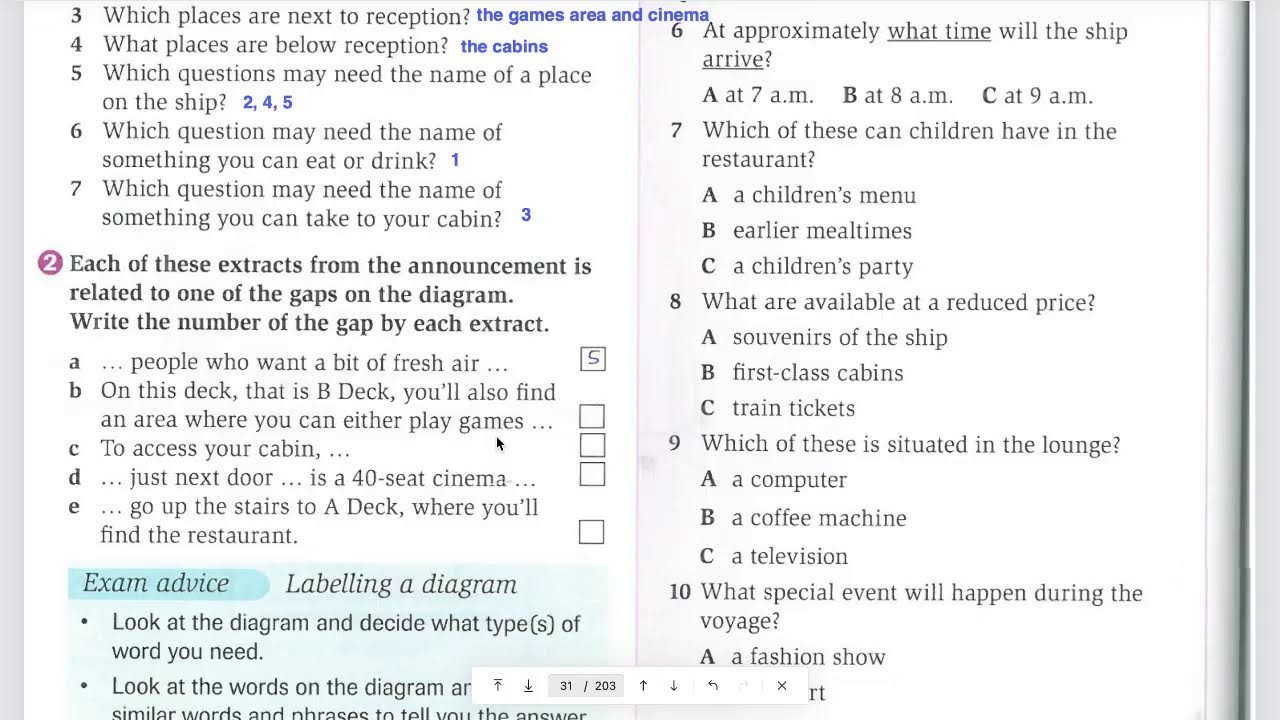 LIVE - IELTS bands 4 - 5 | Unit 3 - Getting from A to B - Listening