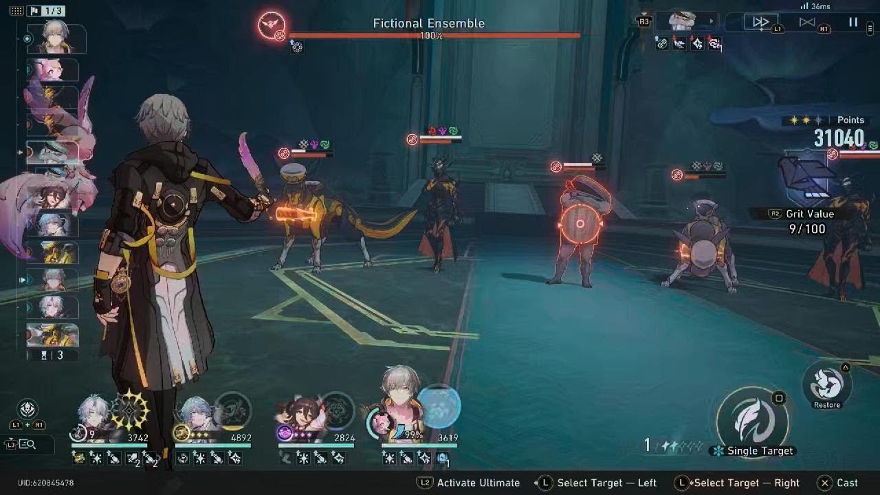 psychosid_94's Honkai: Star Rail Pure Fiction Update 3.4 Run