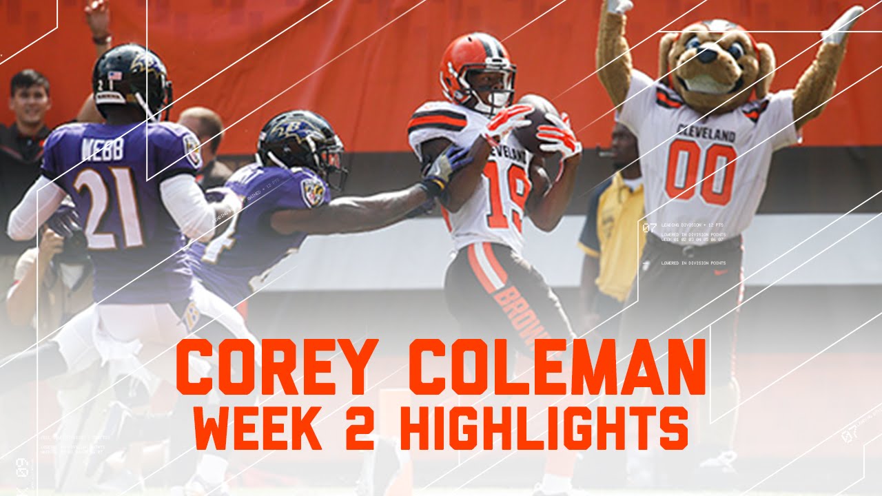 Corey Coleman 1st Career 100-Yard Game! | Ravens vs. Browns | NFL Week 2 Player Highlights