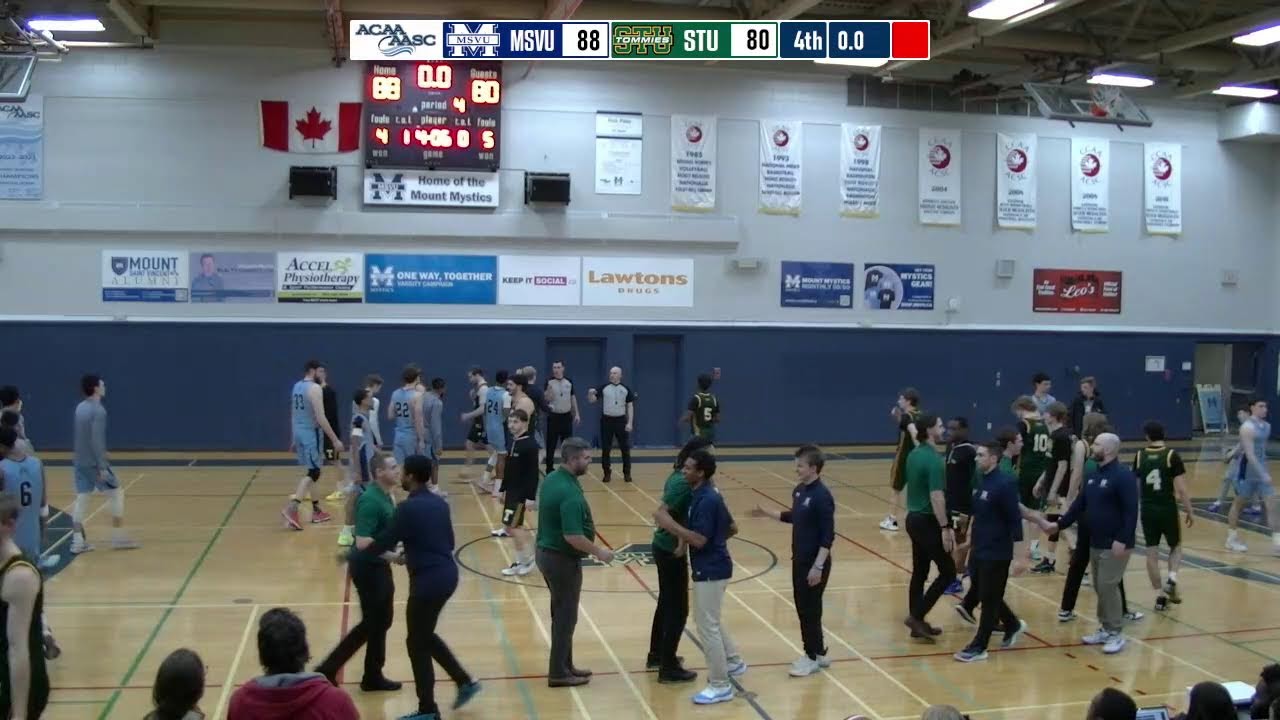 ACAA Men’s Basketball 🏀 STU @ MSVU [Feb. 17, 2024]