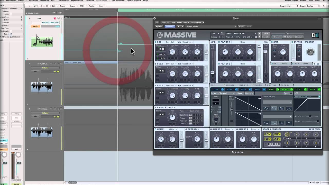 Massive Synth Tips - Saw Wave RIser Transition FX - 2 of 2 With Marc Adamo