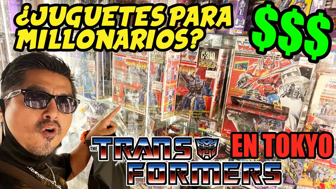 💰JUGUETES SUPER CAROS💰 Buscando TRANSFORMERS G1 TAKARA en Tokyo con Japan Geek