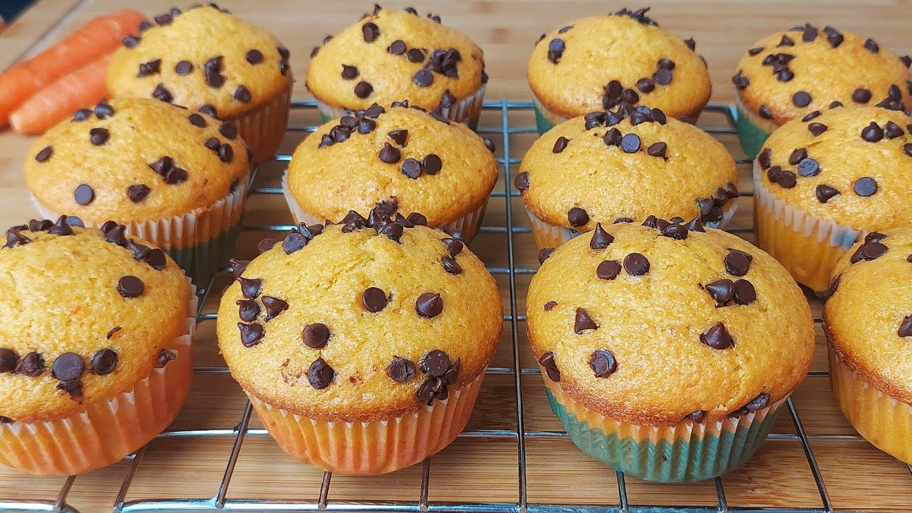 🥕 Babeczki marchewkowe z  jogurtem. Ulubione muffinki dzieci