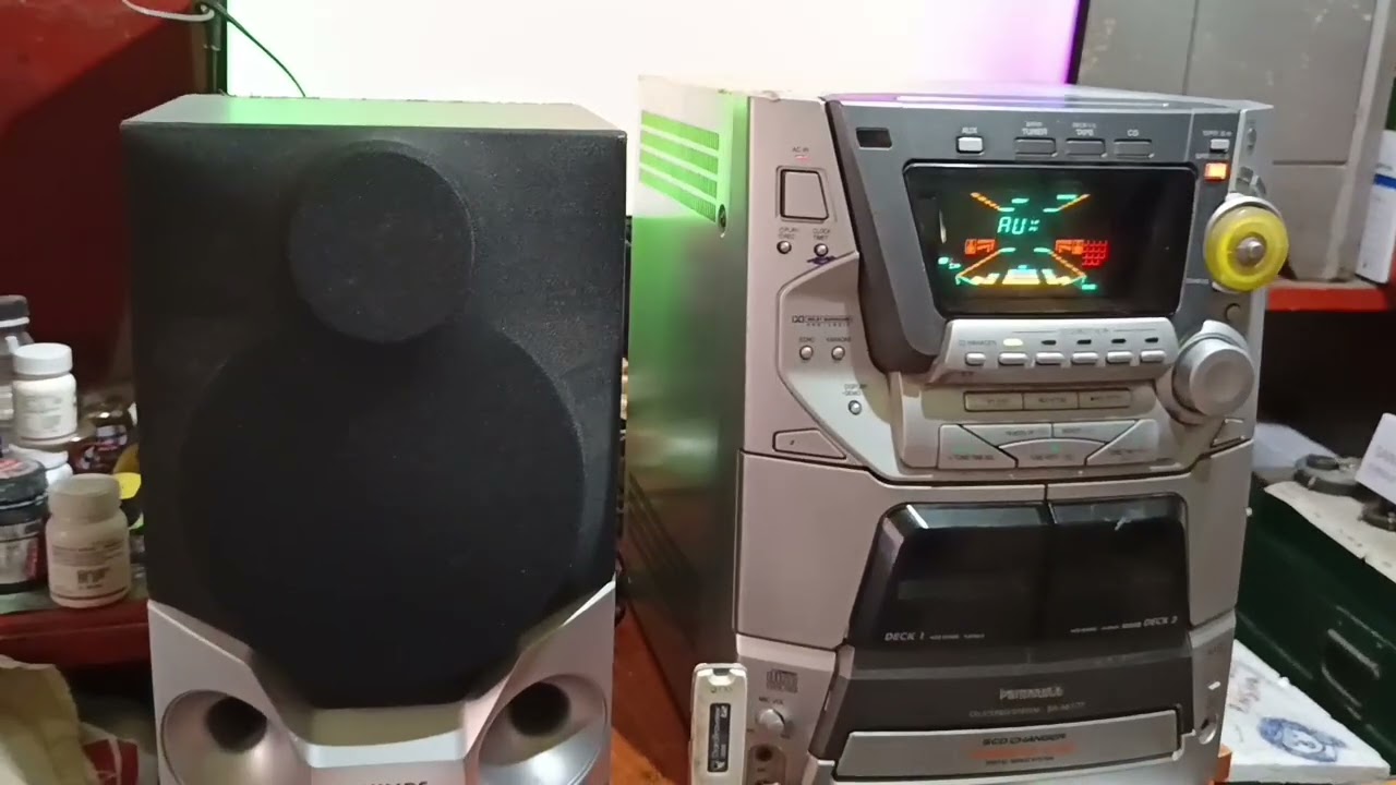 (  Sold ) 7288022810 Panasonic SA-AK177 3000 watts ProLogic Dolby digital Player made in Singapore