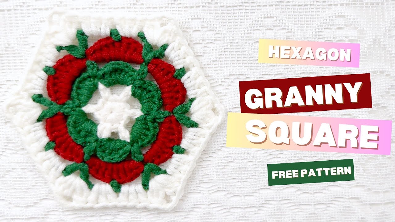 Hexagon Granny Square - Free Pattern