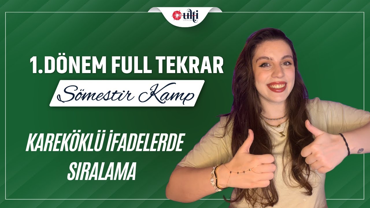 8. Sınıf Matematik - Kareköklü İfadelerde Sıralama  | LGS Sömestr Kampı