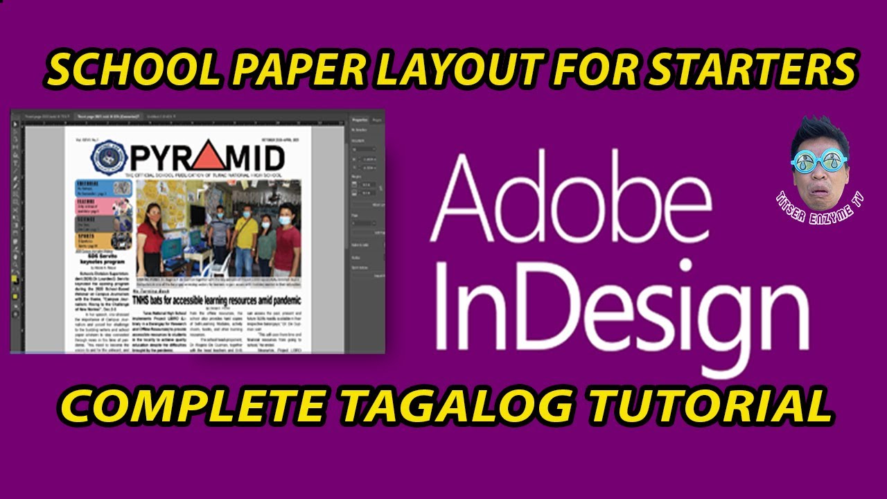 Tagalog Basic Tutorial for School Paper | Adobe InDesign (Complete)