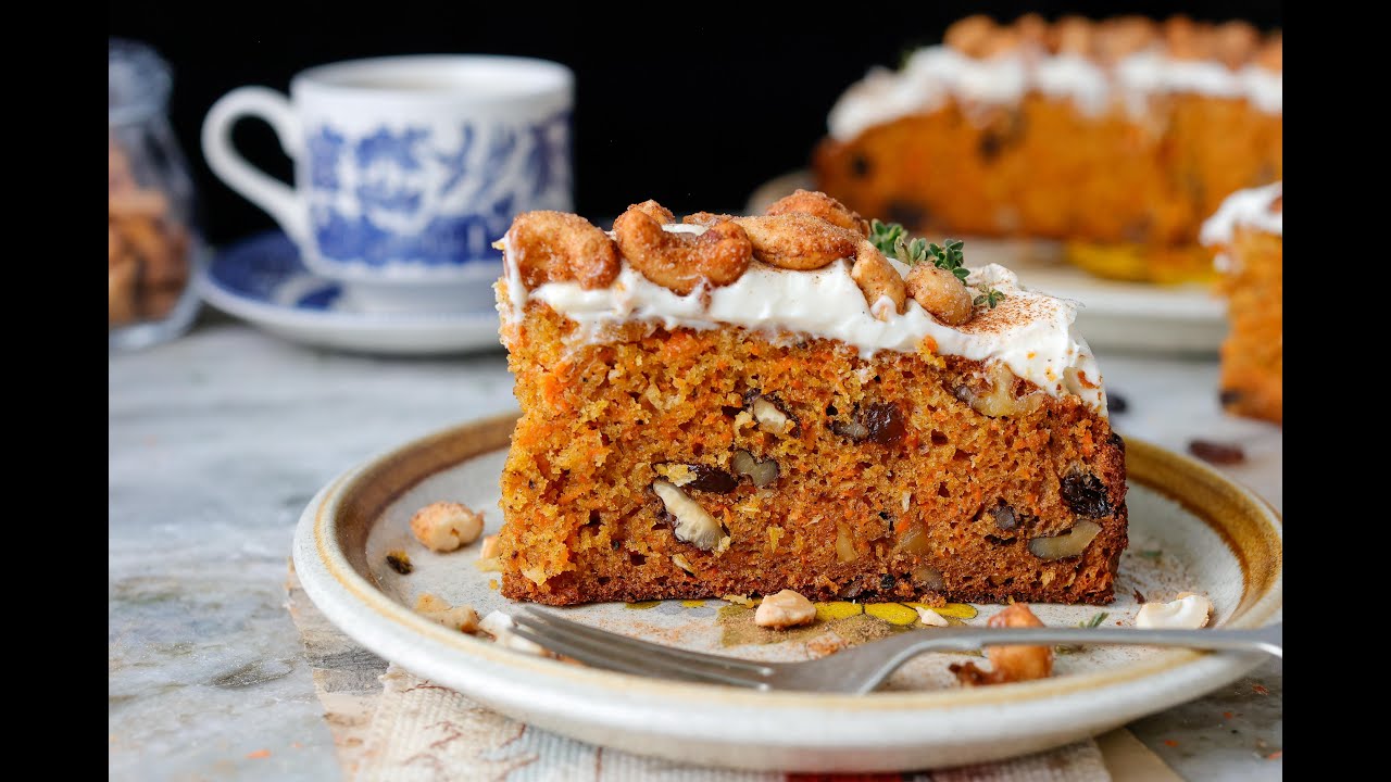 Whipped Cream Cheese Frosted Carrot Cake #cake