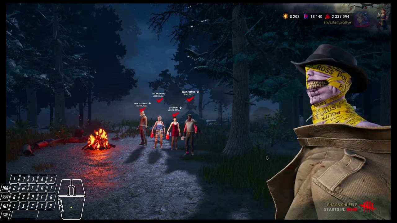 Chaos Shuffle ? More like chaos in my head or smth idk - DBD Stream
