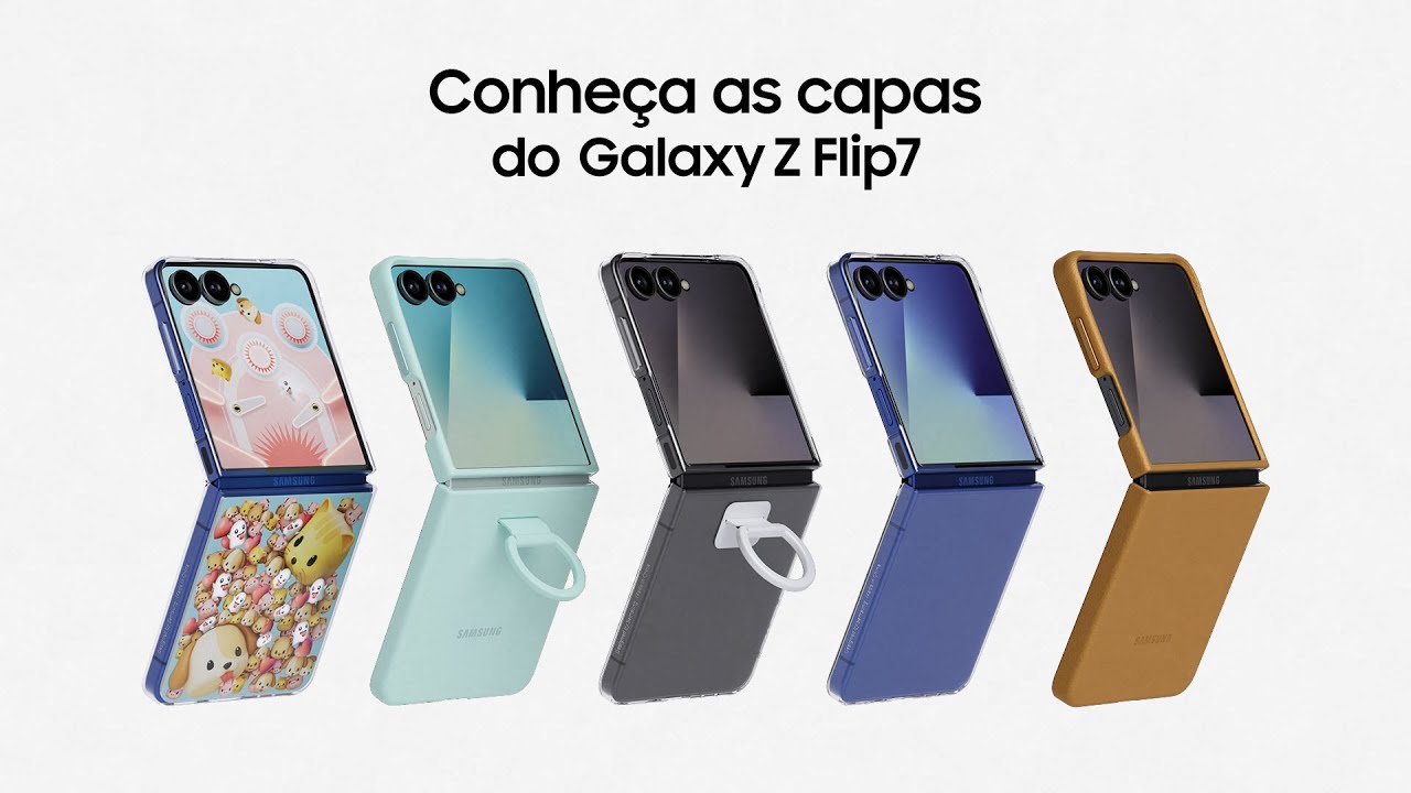 Conhe&ccedil;a as capas do Galaxy Z Flip7 | Samsung