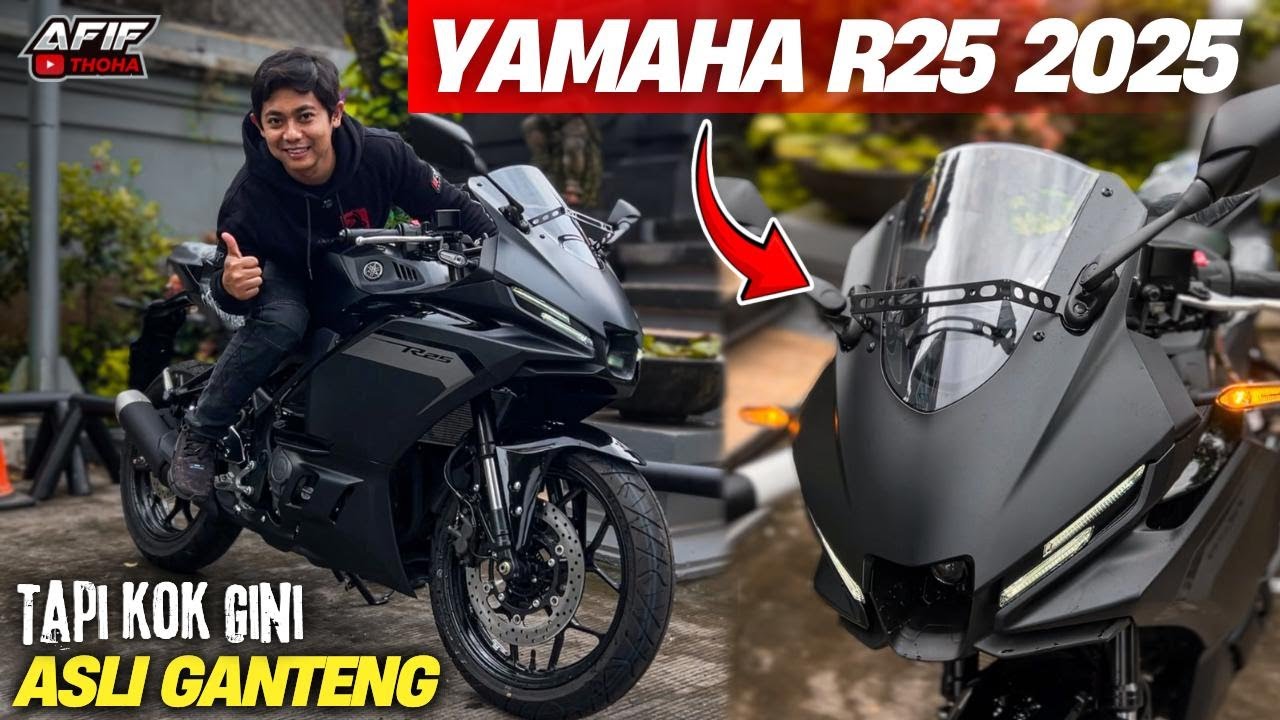 TERNYATA YAMAHA R25 2025 LEBIH KEREN ASLINYA‼️METTALIC BLACK LEBIH MENGGODA🔥HARGA DI BALI MENYALA🔥