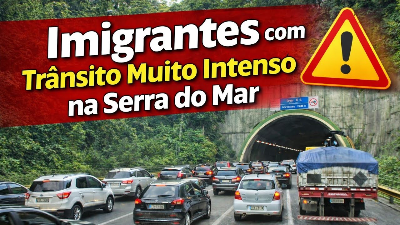 EP87/26 #TRÂNSITO INTENSO NA #IMIGRANTES # DEVIDO PANES AO DECORRER # CORTANDO A SERRA DO MAR
