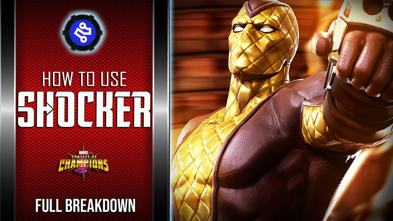 How To Use SHOCKER Easily | Full Breakdown | Marvel Contest Of Champions