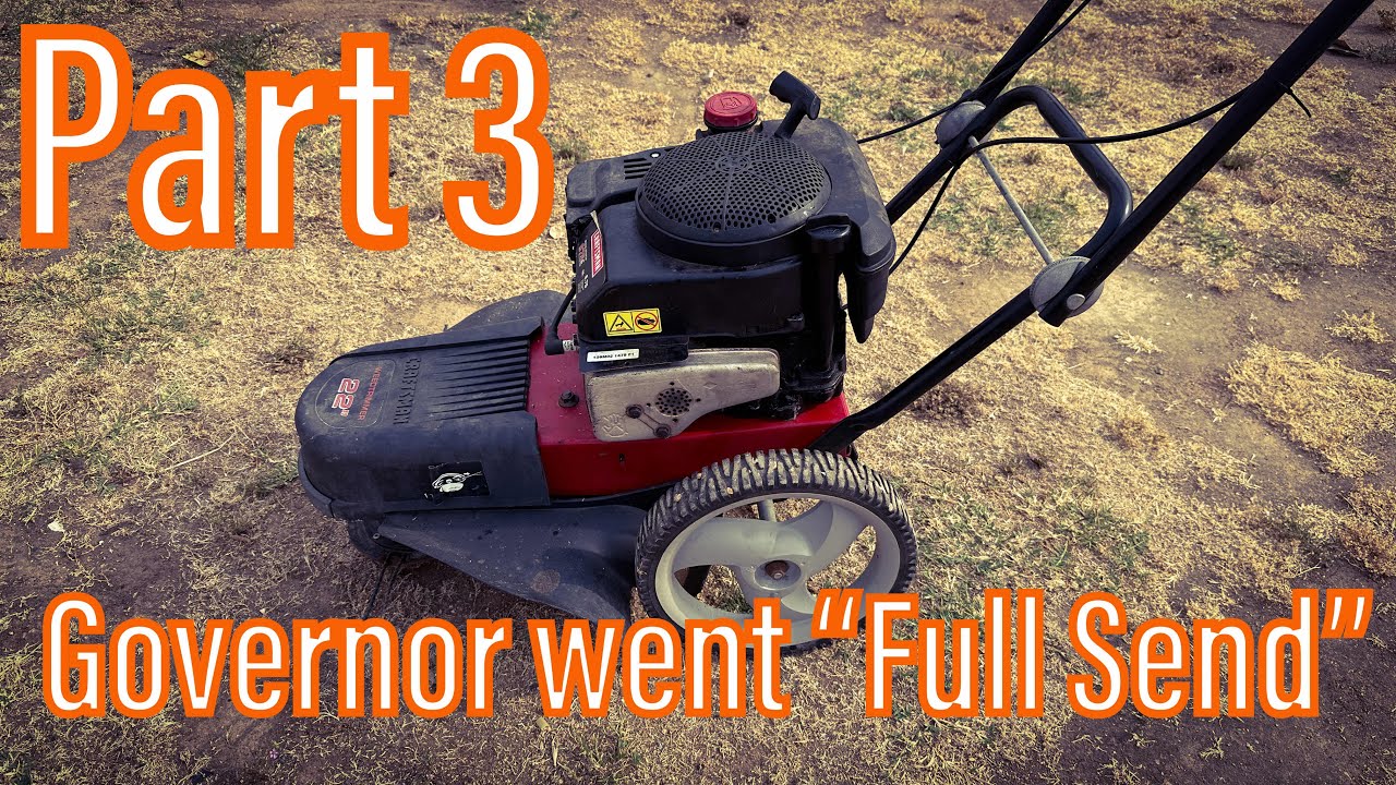Craftsman Weed Trimmer - Governor Blew Up