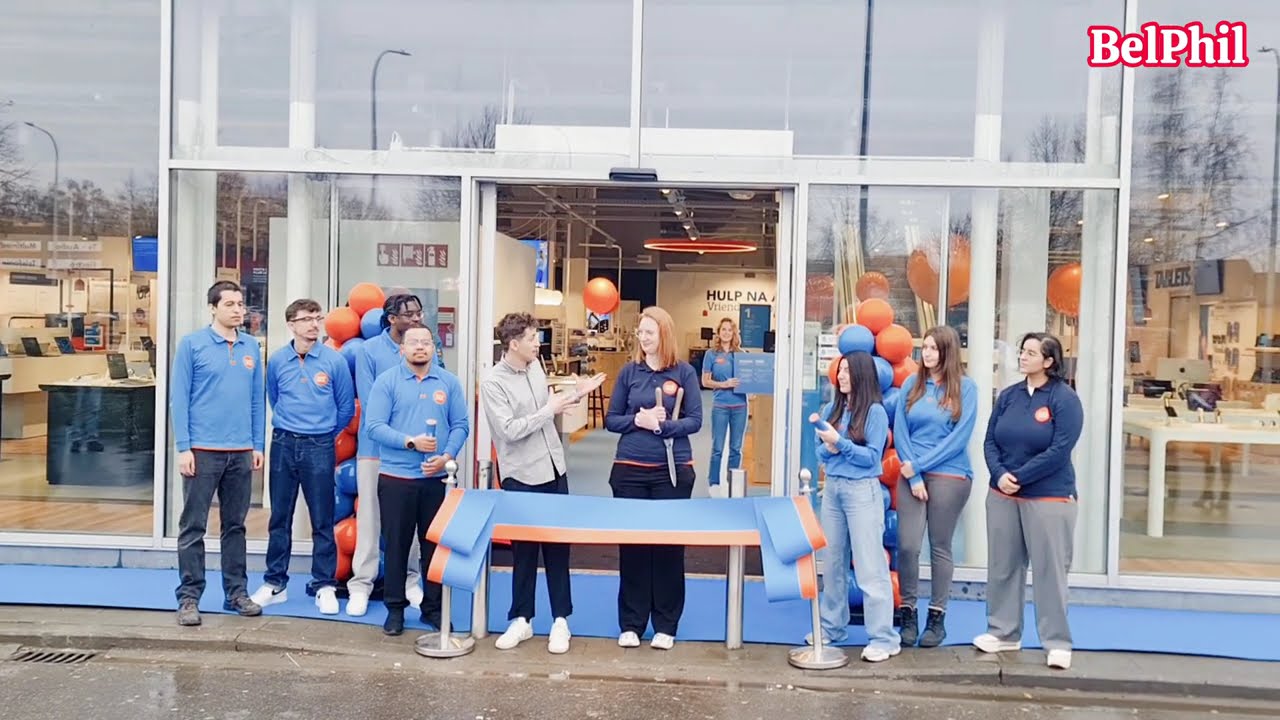 Резка ленты, Coolblue Drogenbos Бельгия