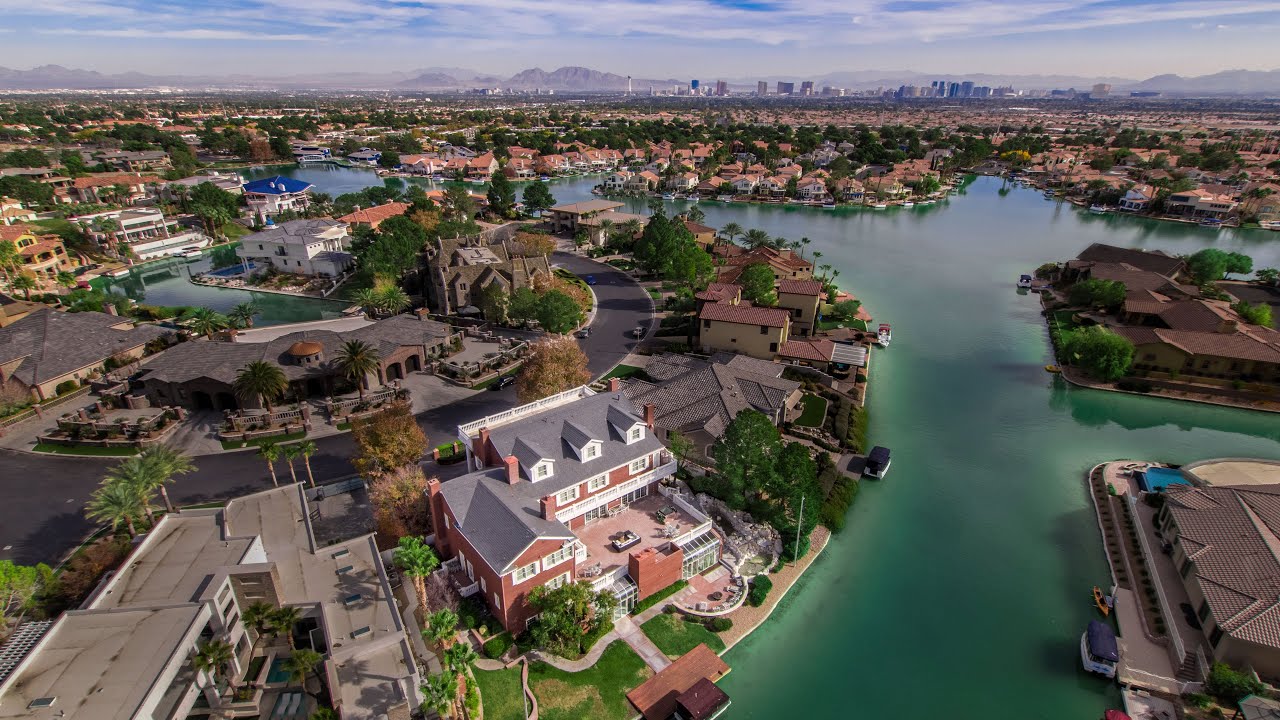 Luxury Home Tour | $1.650 Million Dollar Lakeside Estate in Las Vegas | 2913 Coast Line Court