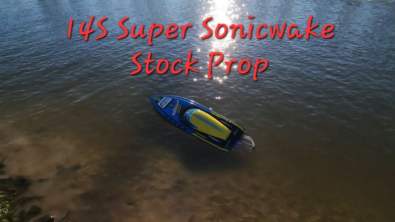 14S Proboat Super Sonicwake 48 on Stock Prop