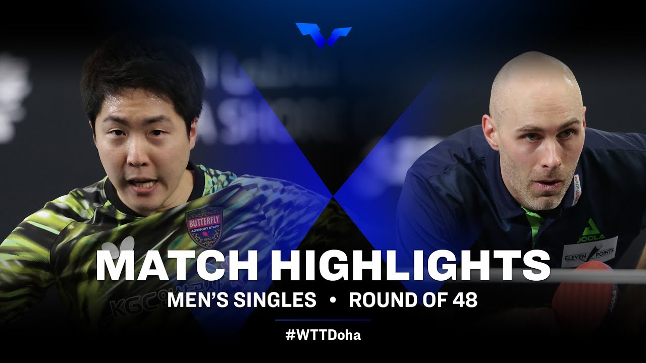 Lim Jonghoon vs Daniel Habesohn | MS | WTT Star Contender Doha 2022 (R64)