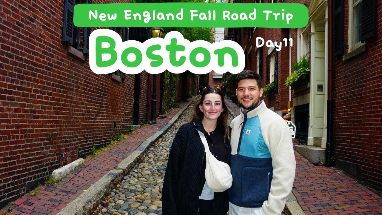 NEW ENGLAND FALL ROAD TRIP 🍁 Day 11 - Exploring Acorn Street, Quincy Market & Cheesecake Factory
