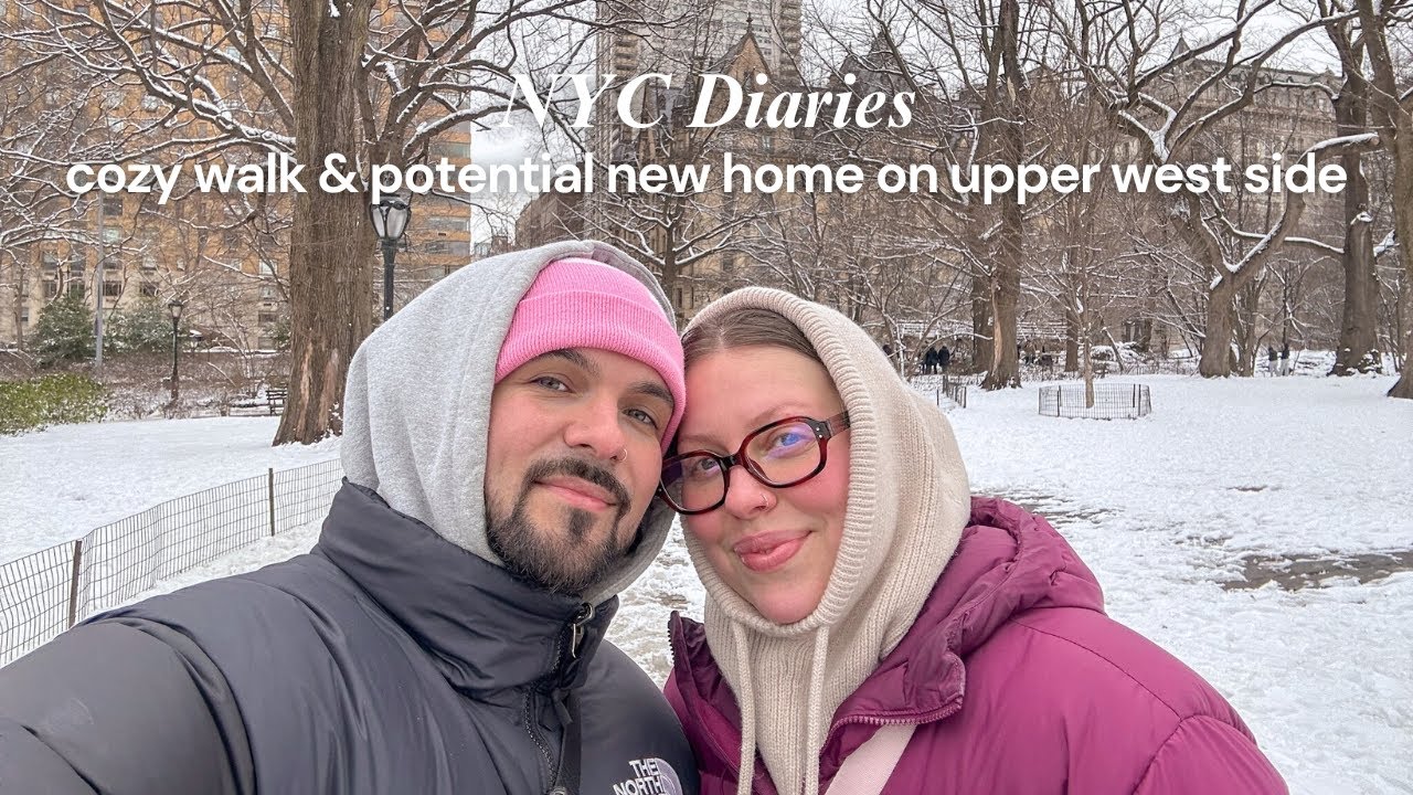 cozy walk in Central Park & potential new home on upper west side | NYC diaries