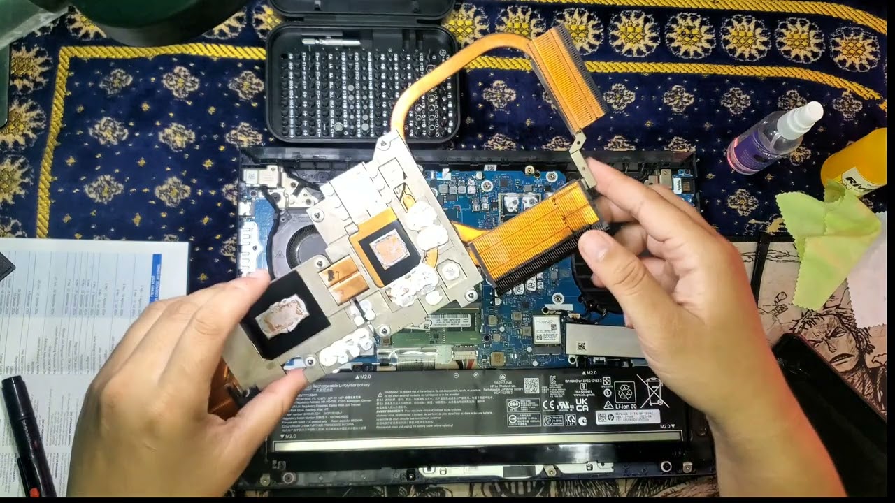Ganti thermal paste Hp Victus 16