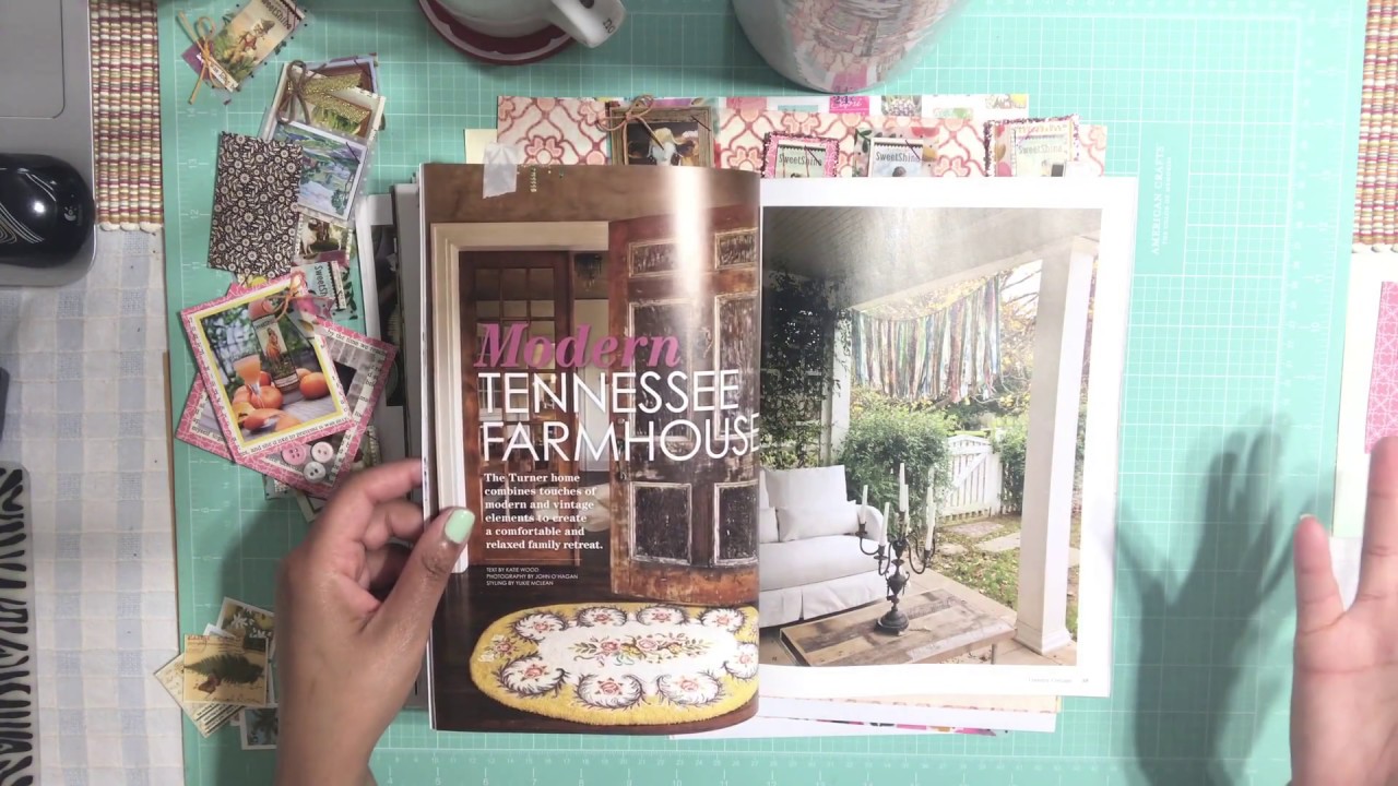 DIY - Recycled & Repurposed Magazine Images & Old Book Pages Into Embellishments