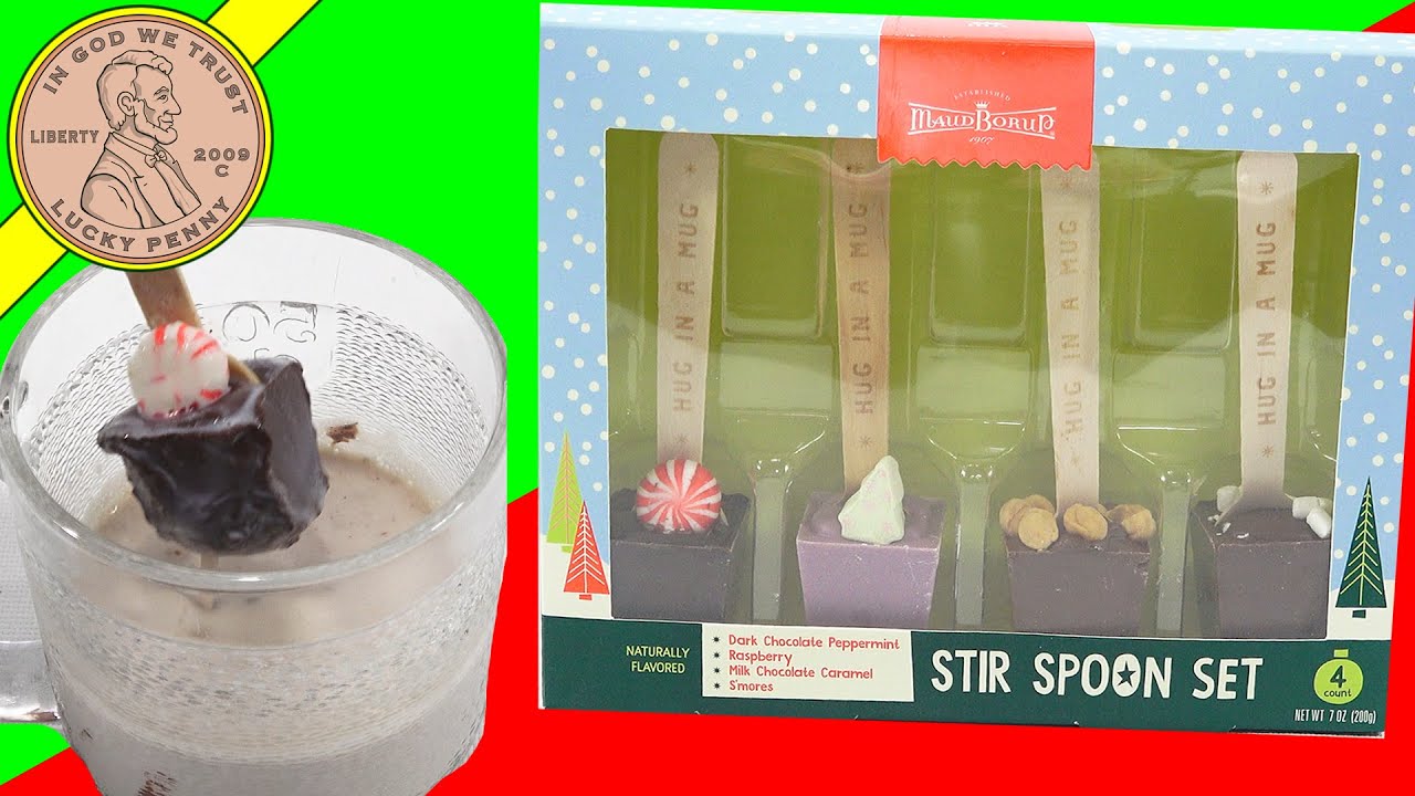 How To Make The Maud Borup Christmas Stir Spoon Hot Cocoa 4 Flavor Gift Set -