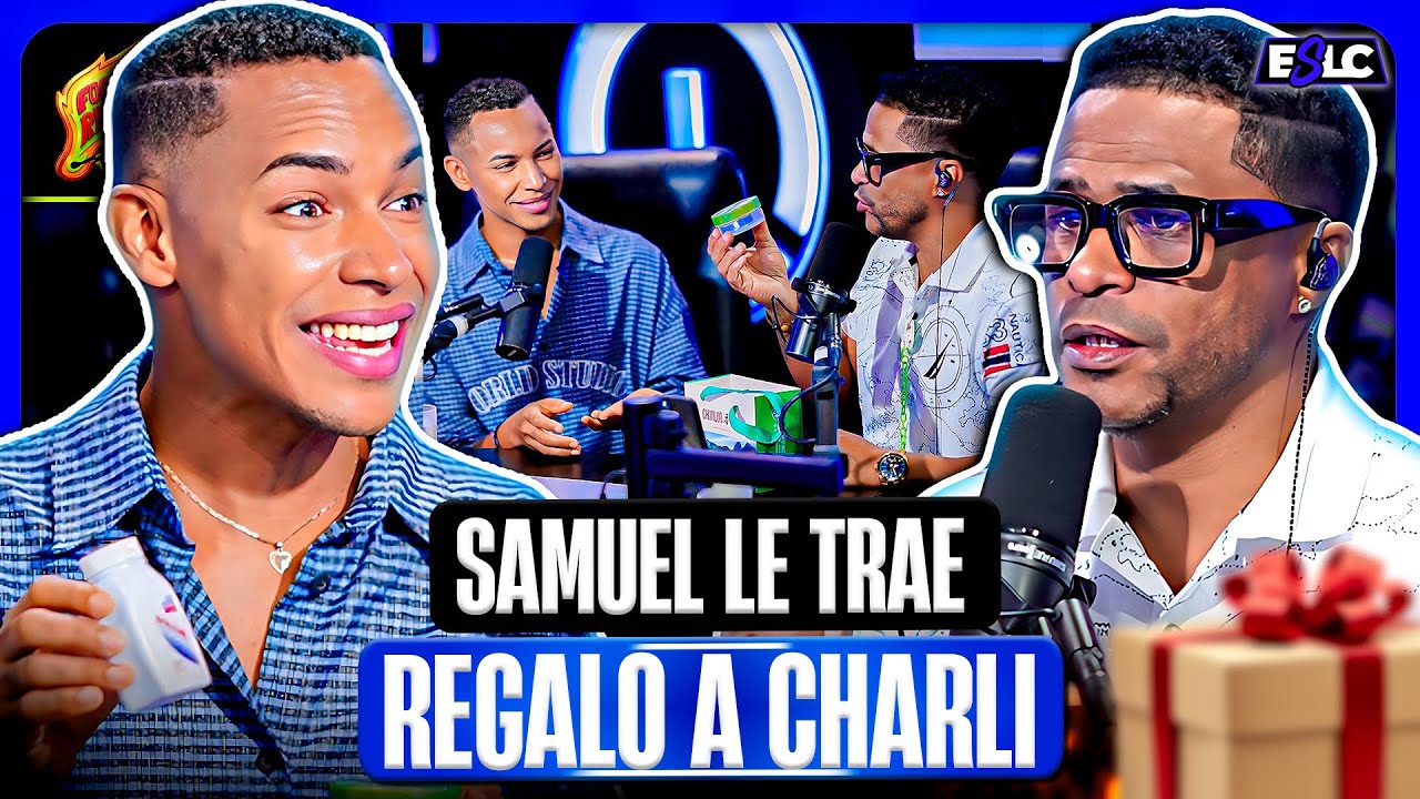 SAMUEL MATA LLEGA Y SORPRENDE A CHARLY CON VARIOS REGALOS EN PLENO PROGRAMA