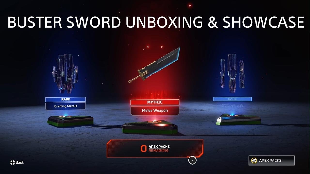 BUSTER SWORD HEIRLOOM UNBOXING & SHOWCASE!