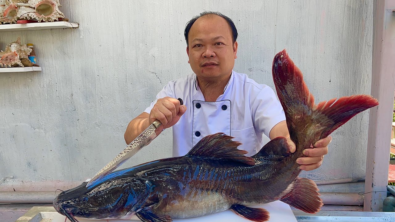 Gỏi cá lăng đuôi đỏ nguyên vị nhất // Sơn Hào