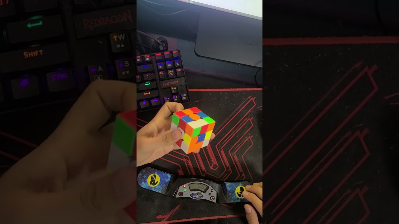 12.25 seconds avg5 Rubiks cube OH
