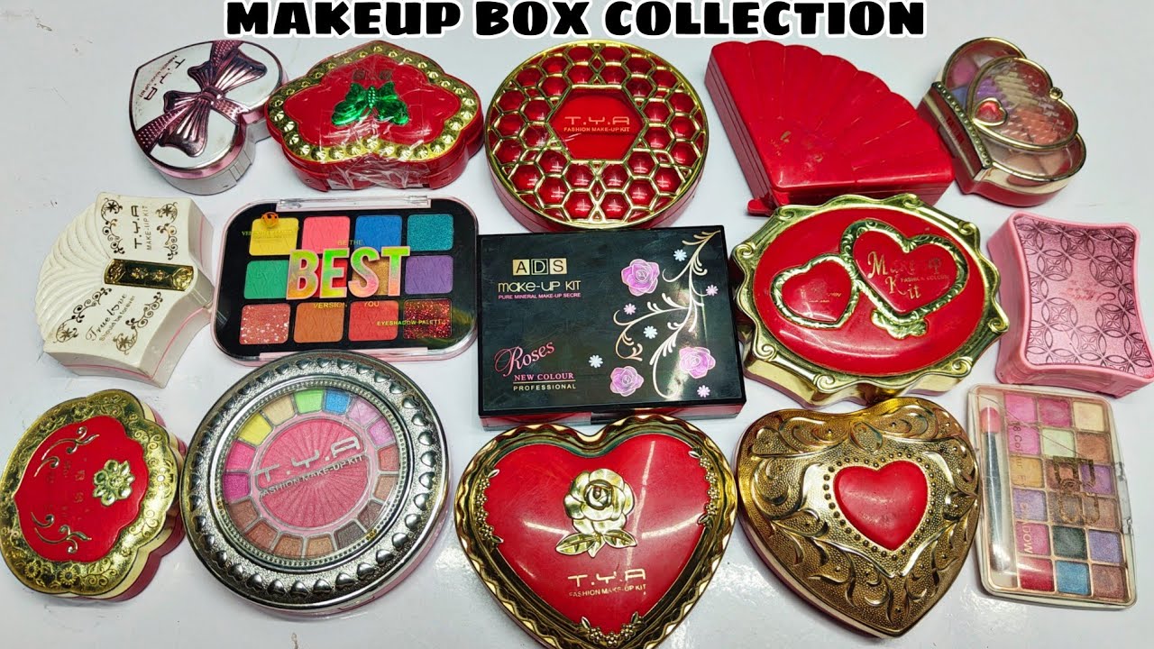 Unboxing Big Makeup Box Kits, Barbie Makeup Kit, Makeup box Collection,Free Gifts,Makeup Gifts 10/10