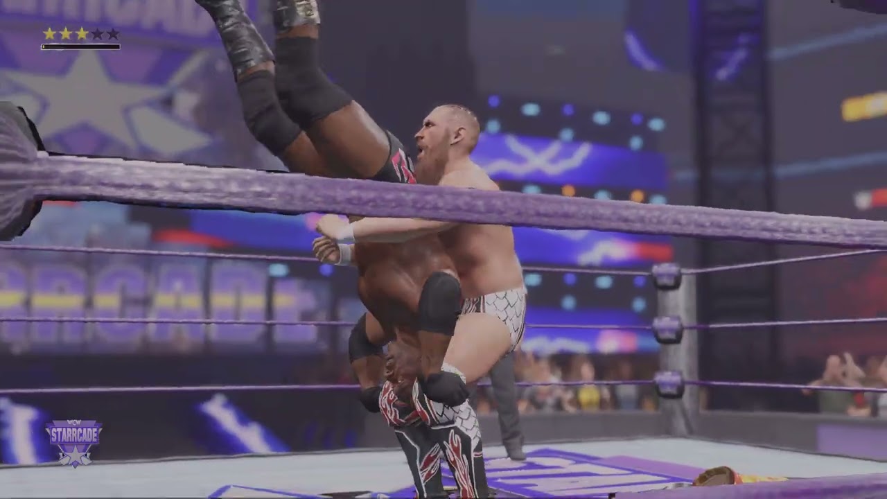 Bryan Danielson 🆚 Hangman Adam Page 🆚 Booker T Part 1/2