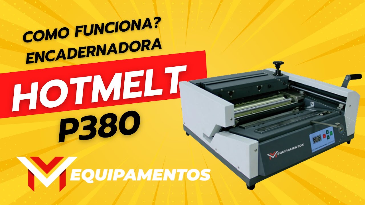 ENCADERNADORA HOT MELT P380 - COMO FUNCIONA? + PRODUZINDO CADERNETAS DE VACINAÇÃO!