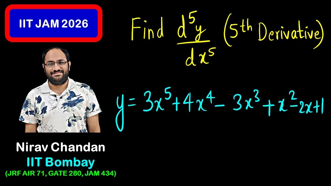 Can You Find the 5th Derivative in 10 Seconds? 🔥 Most Students Overthink This!
