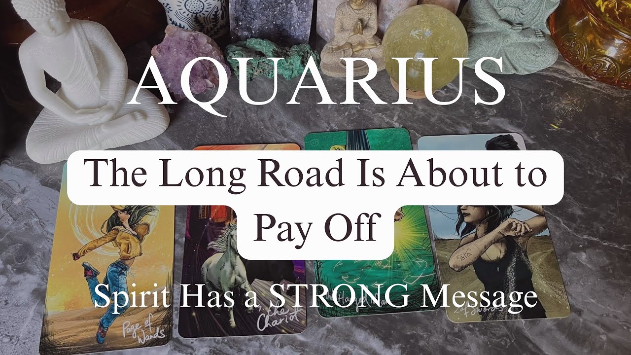 AQUARIUS ♒️ The Long Road Is About To Pay Off - Spirit Has A STRONG Message ✨🦋