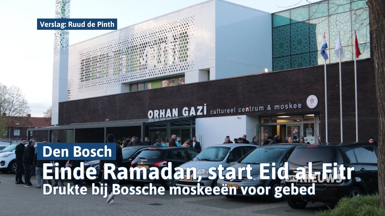 Moslims vieren einde van de ramadan massaal in Den Bosch I Dtv Den Bosch