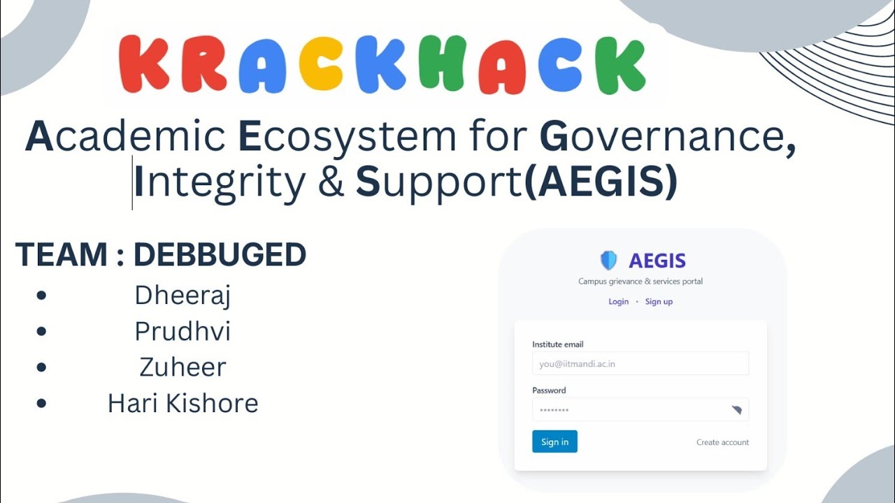 Aegis Krackhack 2026 | IIT MANDI