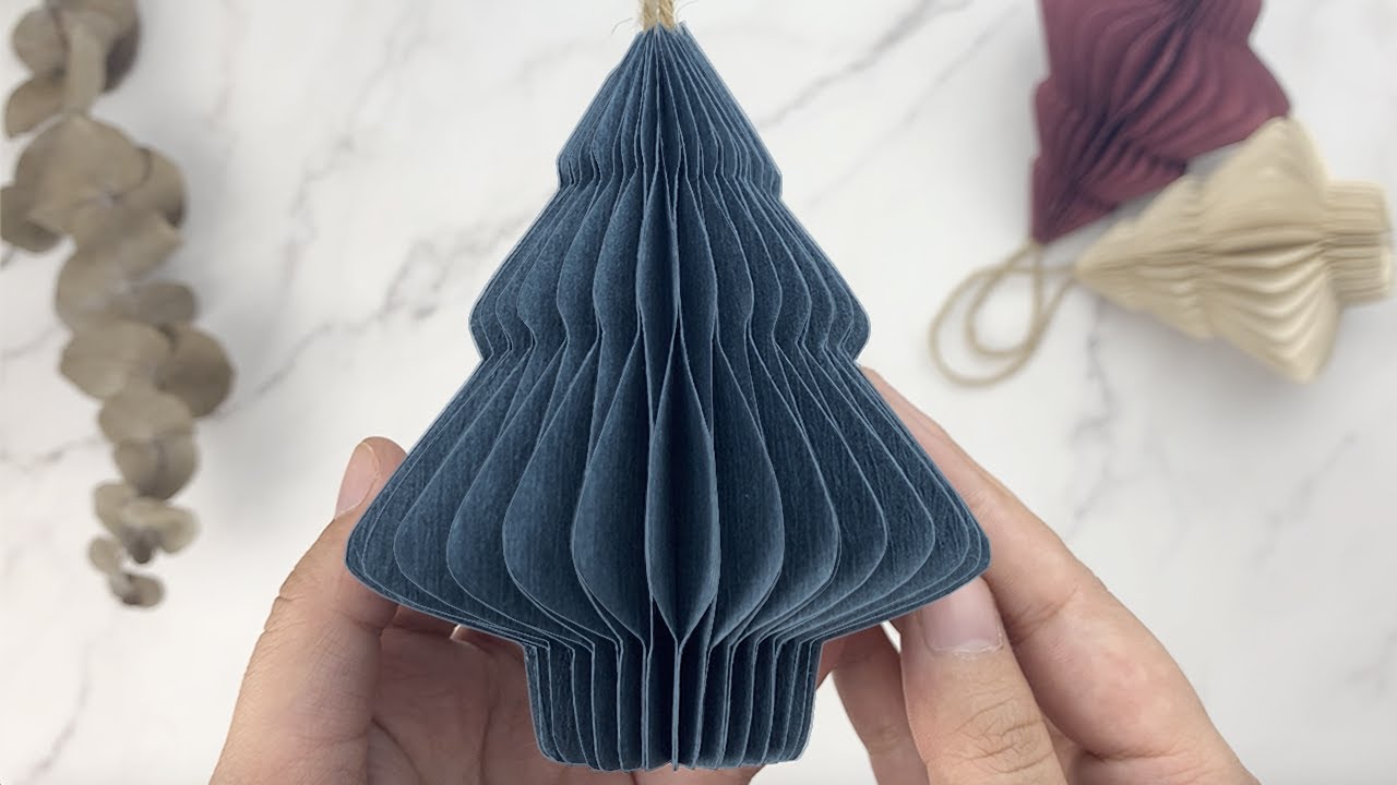 Christmas Tree Craft  | 聖誕節摺紙/剪紙教學 + 立體聖誕樹裝飾製作（ Step By Step）
