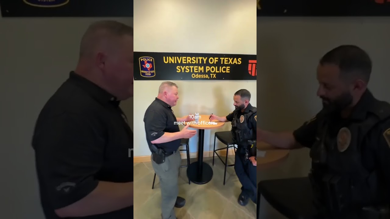 Day in the life with our new Chief of Police! 🚔 #immabe #dayinthelife #police #vlog